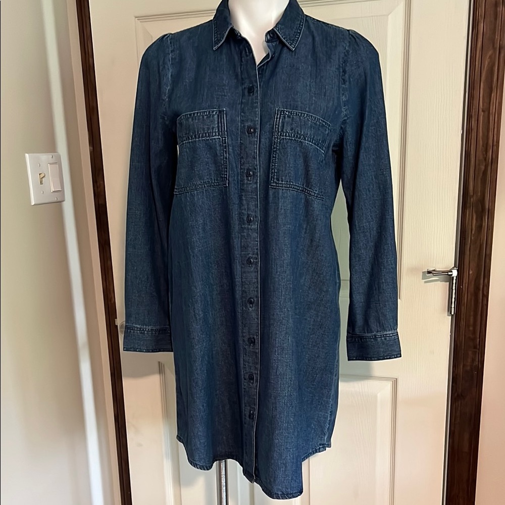 Madewell denim jean dress size small